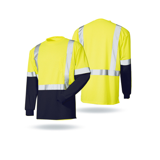 Camiseta Trabajo Con Reflectivo Hi-viz Amarilla Manga Larga - Garimport