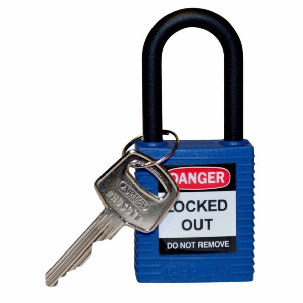 Candado de seguridad para bloqueo Non NYL - azul