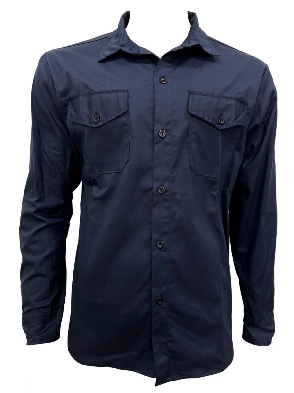 Camisa de trabajo gabardina azul