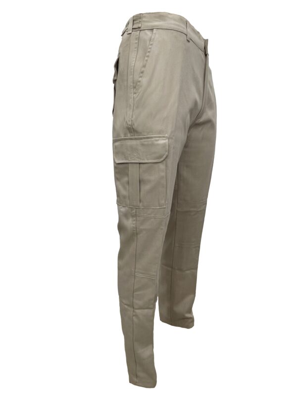 Pantalon de trabajo cargo 100% algodón beige Pindó - Imagen 2