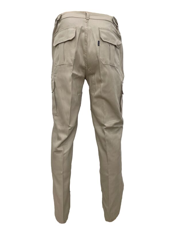 Pantalon de trabajo cargo 100% algodón beige Pindó - Imagen 3