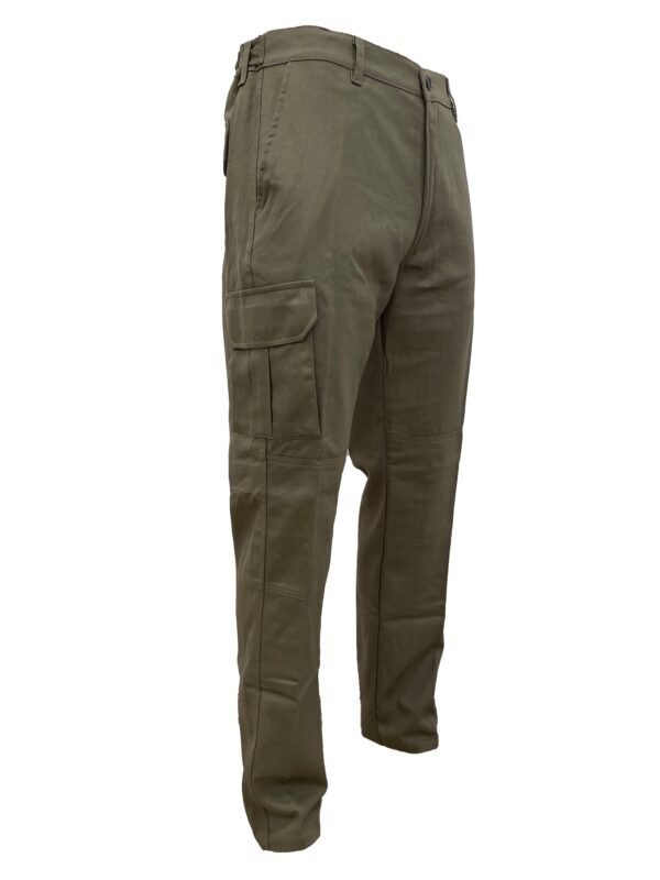 Pantalon de trabajo cargo 100% algodón verde Pindó - Imagen 2