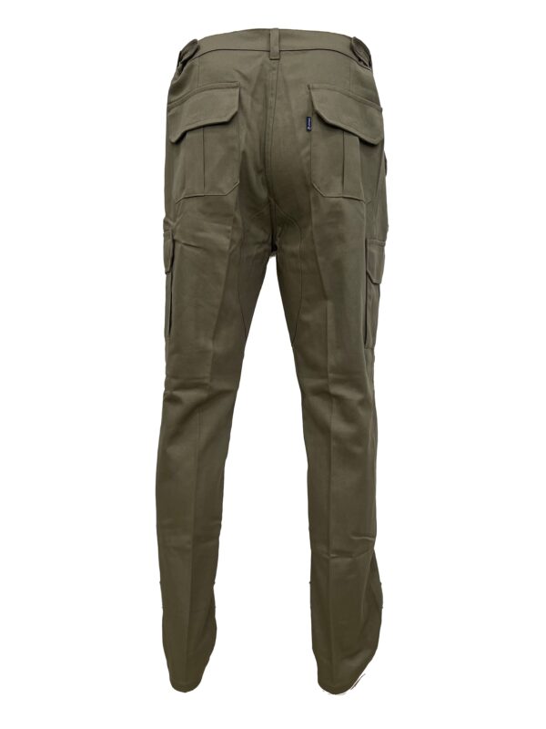 Pantalon de trabajo cargo 100% algodón verde Pindó - Imagen 3