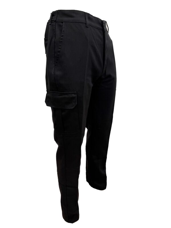 Pantalon de trabajo cargo 100% algodón negro Pindó - Imagen 2