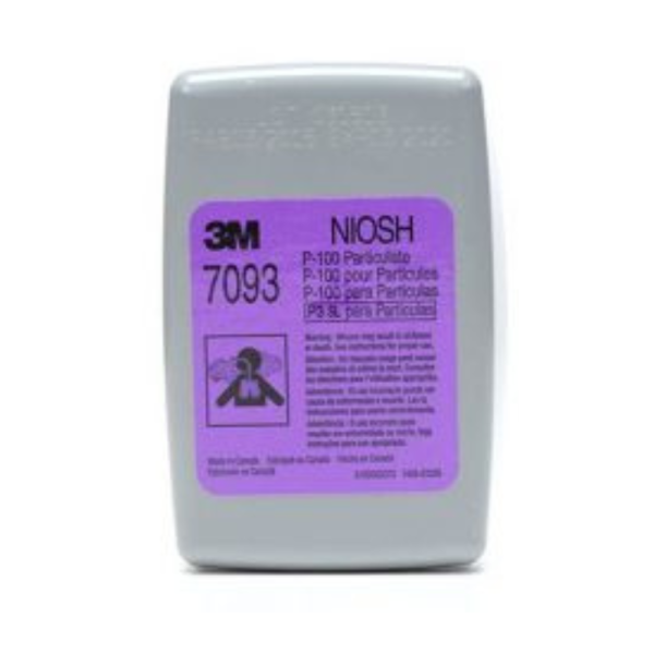 Cartucho Filtro Para Máscara De Protección Particulas P100 3M 7093