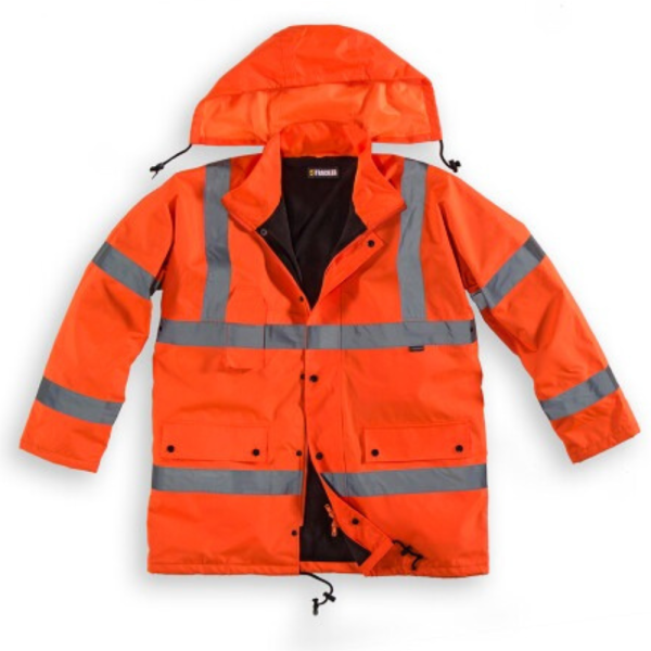 Campera parka Naranja con reflectivo 4052