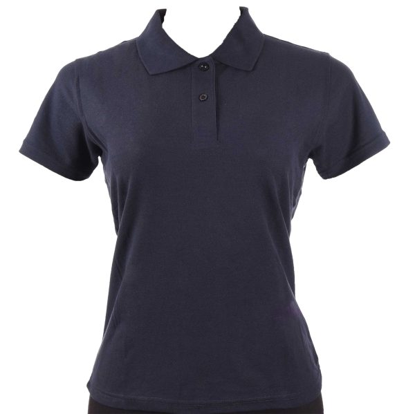 Remera Tipo Polo Azul DAMA