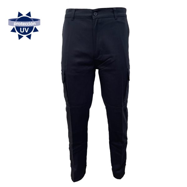 Pantalon de trabajo cargo 100% algodón azul Pindó