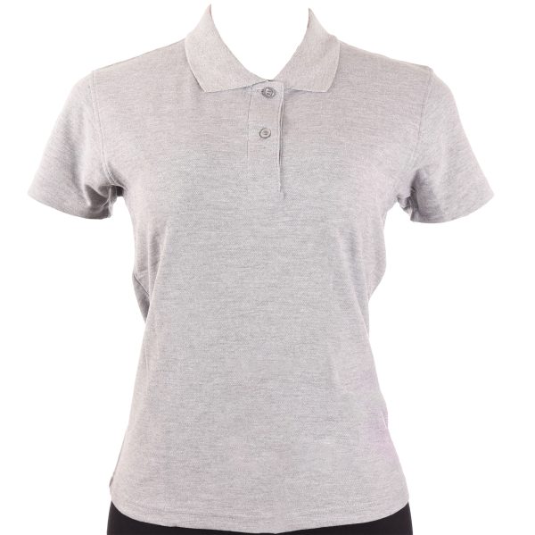 Remera Tipo Polo Gris DAMA
