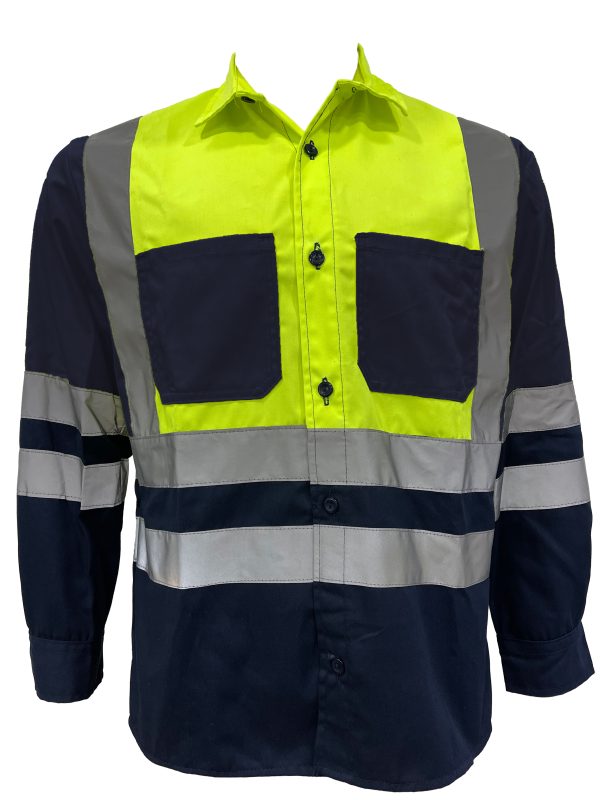 Camisa de trabajo hi- viz amarillo